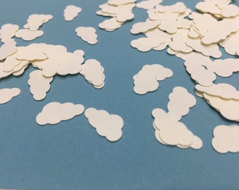 Clouds confetti, Babyshower party decoration, Wedding ceremony decor, Sky decoration, clouds die cuts