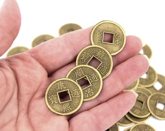 Ancient coins Chinese Feng Shui lucky