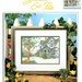 Spindles and Posts Victorian Mansion Gingerbread Wrap Around Porch Garden Bird Bath Tree Counted Cross Stitch Craft Pattern Leaflet 10303