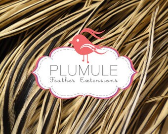 1 DOZEN / Feather Hair Extensions / Silver Badger / Rooster Saddle /