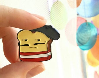 French Toast Enamel Pin - Lapel Pin