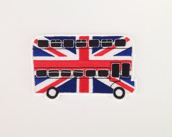 London Bus patch British bus applique patch