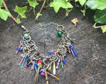 boho charm bracelet