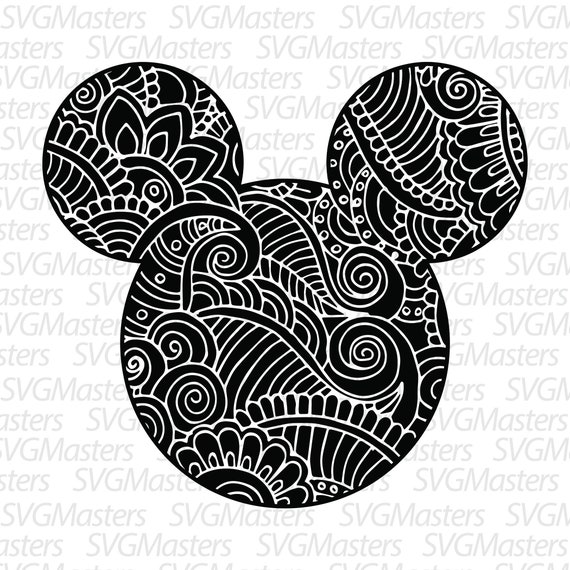 Download Mickey Mouse Mandala svg - disney vector - digital clipart ...