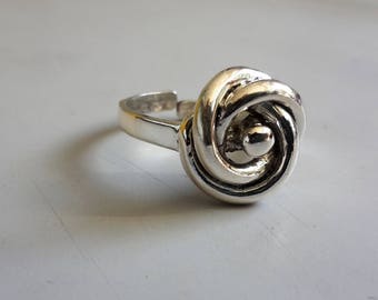 Ring Silver 835 Modernist Vintage