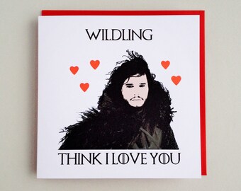 Luxury 15 Jon Snow Valentine's Day Card