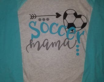 Soccer Mama Baseball Tee