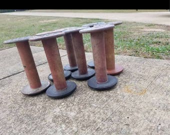 Lot vintage spools