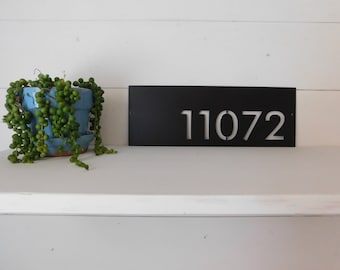 House Number Plaque, Address Sign, Door Number, Metal House Number, Metal Art, Address Number, Number Sign