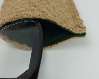 Handwoven Eyeglass Case/ Handmade/ Woven/ Soft eyeglass case/ Eyeglasses Case/ Sunglass Case/ Glasses Case