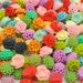 Flower Cabochon Mix Assorted Resin Flower Cabochon Set Polymer Clay Flower Jewelry Supplies-- Cabochon Resin flowers BY RANDOM 50Pcs