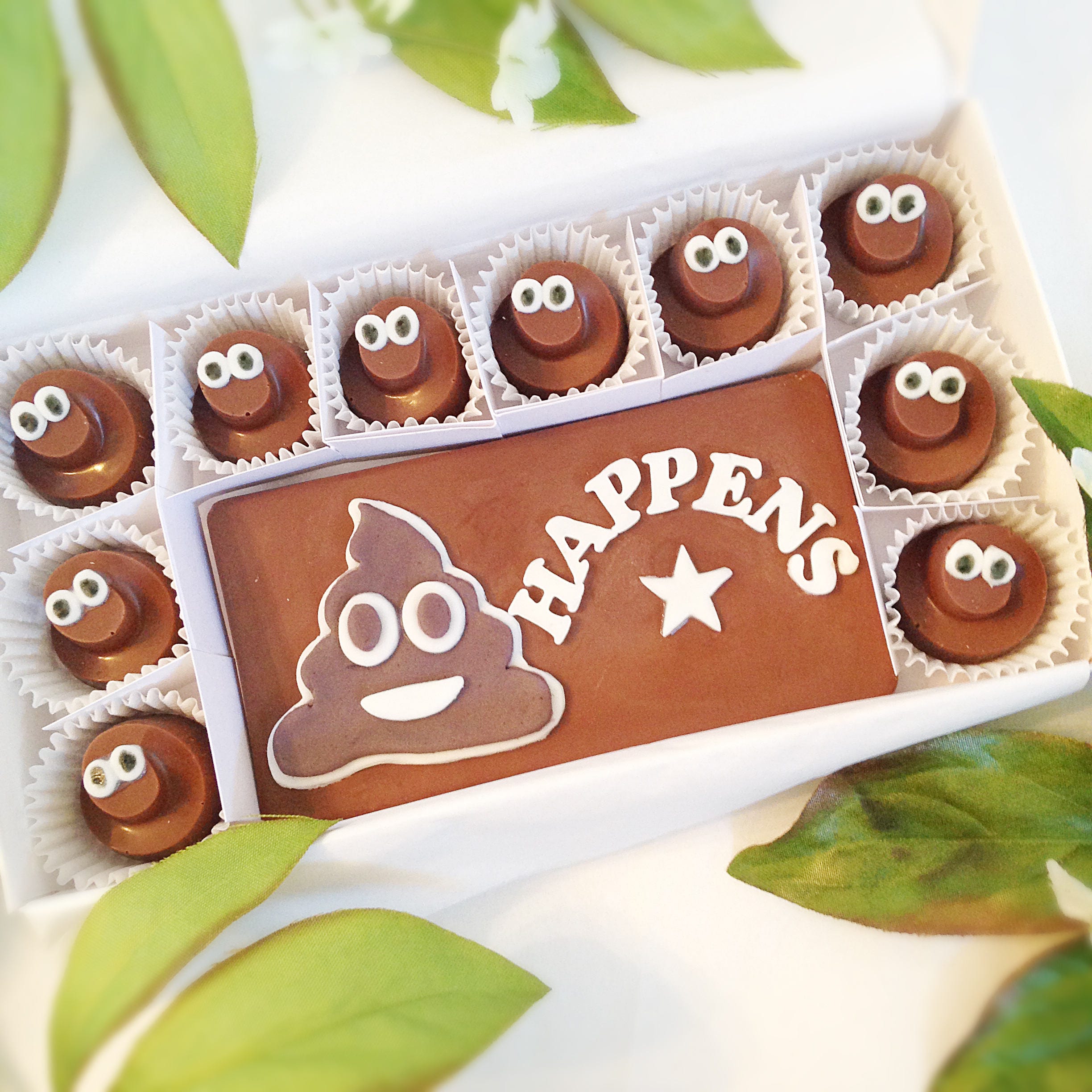 Poop Happens Emoji Chocolates Chocolate Shit Happens Emoji
