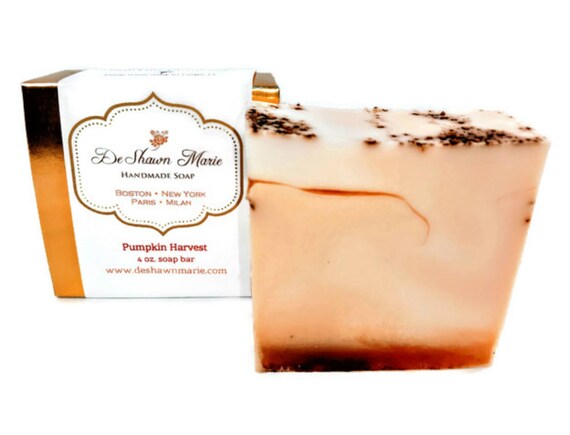 SOAP- Pumpkin Harvest Handmade Soap, Pumpkin Soap, Christmas Soap, Fall Soap, Vegan Soap, Christmas Gift, Thanksgiving Gift, Housewarming