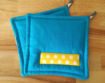 Pair of pot holders, potholder, potholders, kitchen accessories, pot holder