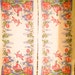 2 Vintage heavy cotton tea towels with ducks and lily pads