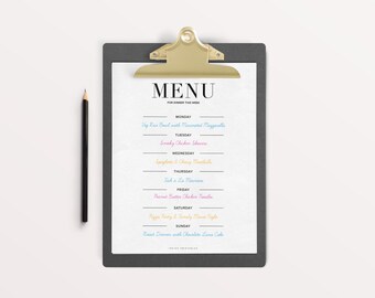 Menu Planner, Dinner Planner, Meal Planner Printable, Meal Planning, Dinner Time, Meal Plan Template, Family Meal Plan, Weekly Menu Planner