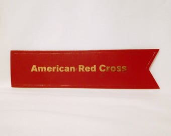 Vintage AMERICAN RED CROSS Bookmark - 7 Inches - Book Mark