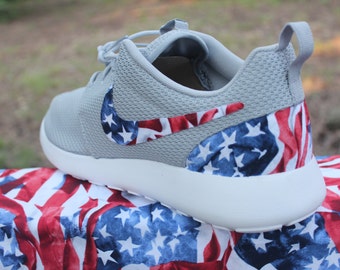 LIMITED American Flag Nike Custom Roshe