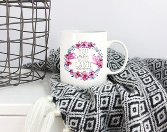 Leslie Knope Mug | Poetic Noble Land Mermaid Galentines | Leslie and Ann | Best Friend Mug | Parks and Recreation Rec | Amy Poehler
