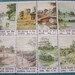 C1890 SCENIC Victorian Sunday School Award Cards - Postage stamp size - perfect for scrap booking!