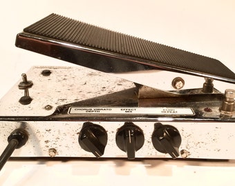Vintage Morley Analog echo chorus vibrato Effects Box Delay ECV pedal