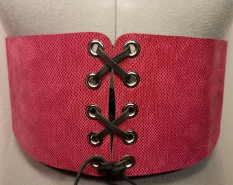 Pinky Tuscadero Leather Corset Belt!