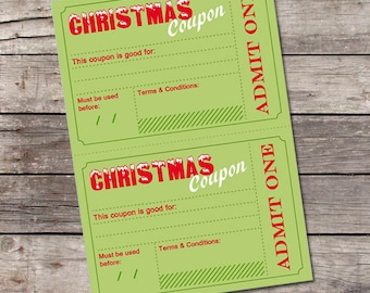 Printable Love Coupons / Romantic Gift Idea for Him / Vouchers
