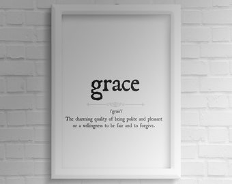 what is the definition of grace