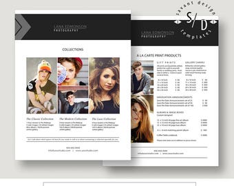 modern sell sheet design