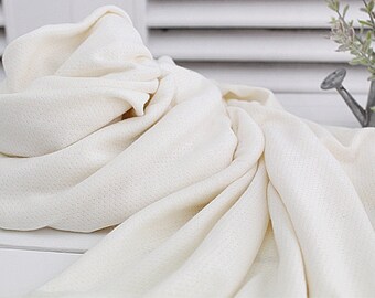 Bamboo Cotton Pointelle Knit Fabric By The Yard