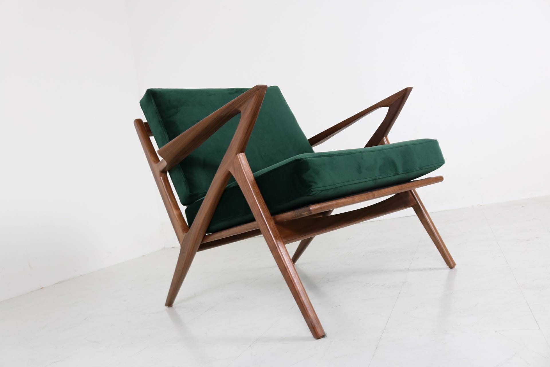 Mid Century Selig Style Z Chair