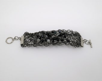 Bracelet Galaxie·Noire, Collection Carole Massicotte