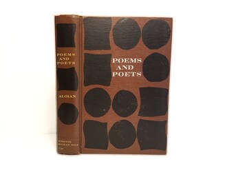 Hollow Book Safe Poems and Poets Cloth Bound vintage Secret Compartment Keepsake Box Hidden Security Box
