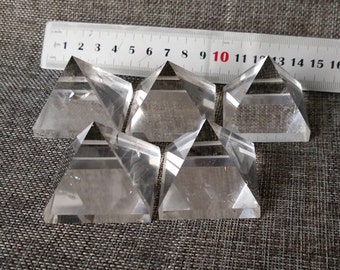 Extra Large Best Clear Quartz Pyramid/Clear Crystal Pyramid(Width Size:30mm,40mm,50mm,60mm,70mm,80mm,90mm,100mm,Custom Size)