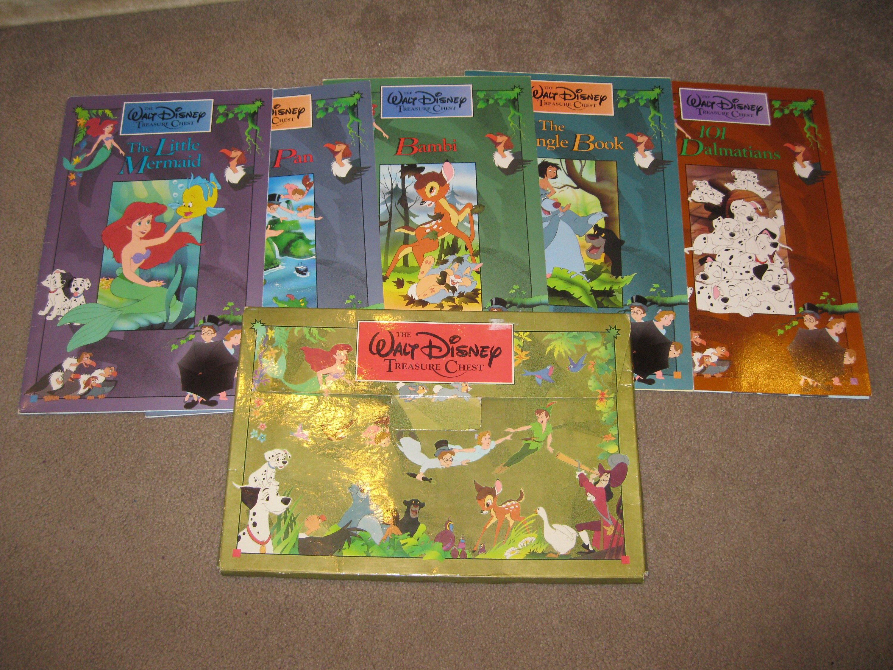Treasure Chest Walt Disney Book Collection