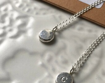 Sterling Silver Initial Necklace