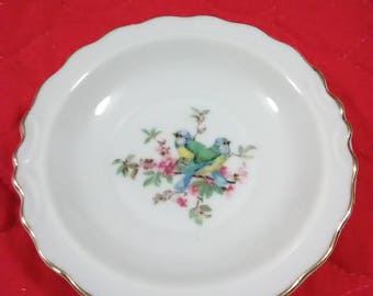 Vintage bird trinket dish