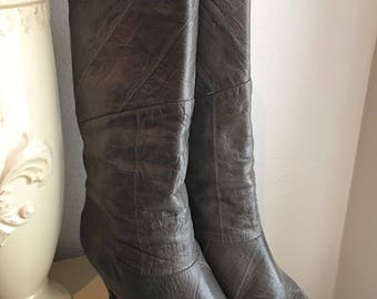 Vintage Eel Skin Boots