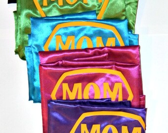 MOM or DAD Superhero Cape. Super Mom Cape. Super Dad Cape. Your Choice! Adult Superhero Cape. Mom Costume. Dad Costume. Dressup Play.