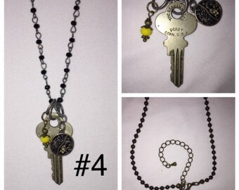 Vintage Key Necklace #4