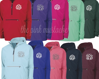 SALE Monogrammed Rain Jacket / Windbreaker Rain Jacket / Women's Pullover