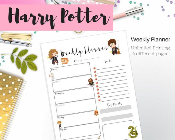 Harry Potter Daily Planner