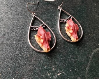 Skulls of Wolf - Wolf Skull Earrings earrings