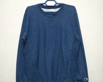 Vintage Champion Reverse Weave Small Logo Sweatshirt Sweater