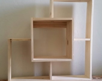 Wooden Display Shelf