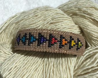 Native American beaded barrette