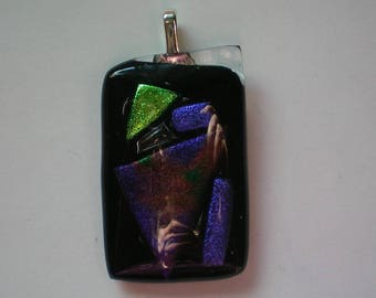 Stunning Dichroic Glass Pendant - 5311
