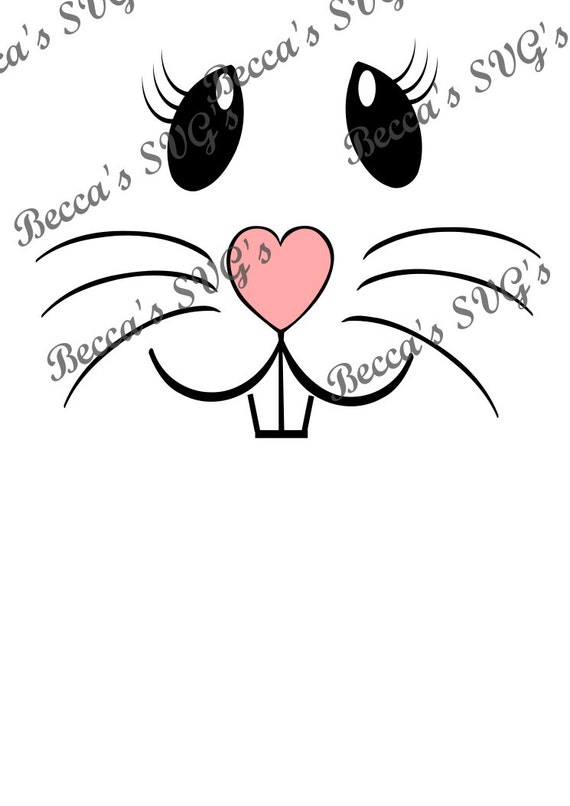 Bunny Face Svg Free Download - 85+ Crafter Files