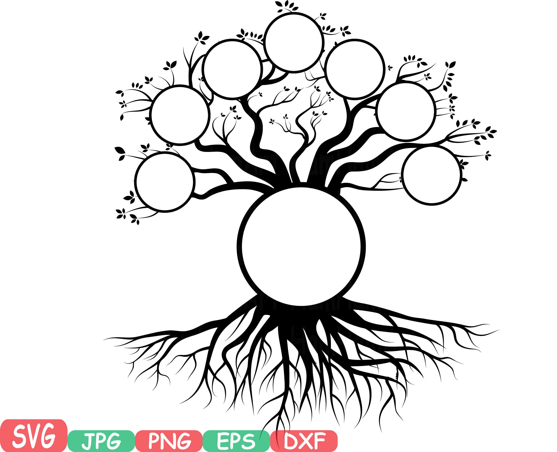 Free Free 248 Family Tree With Roots Svg SVG PNG EPS DXF File