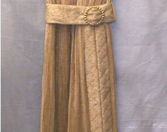 Vintage 60's gold lame evening gown
